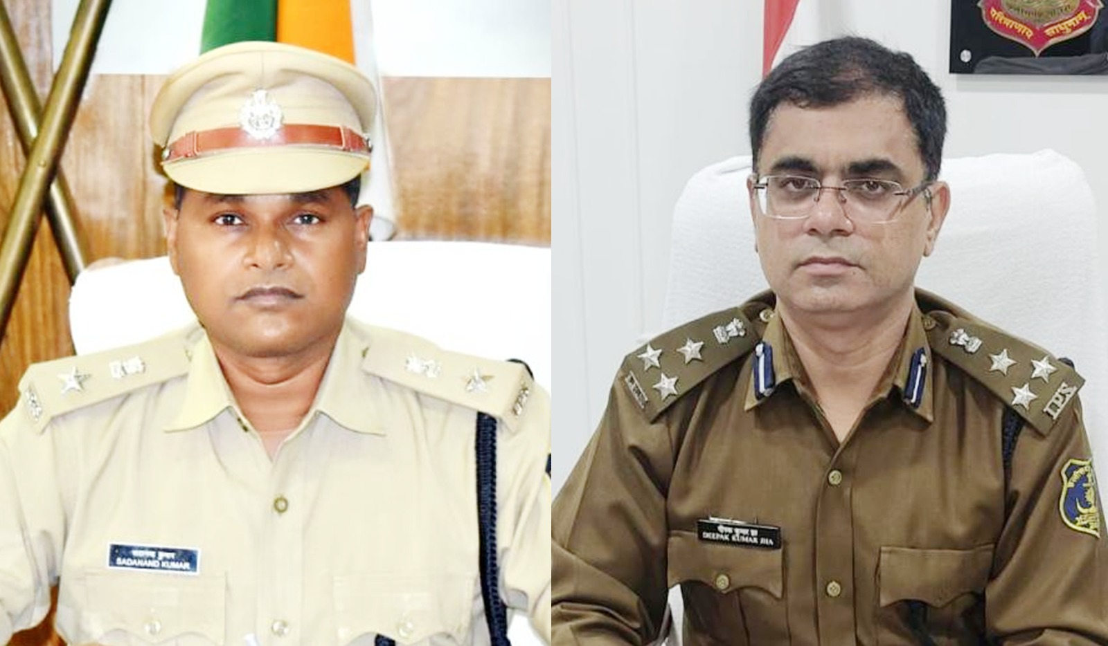 बलौदाबाजार  एस एस पी दीपक कुमार झा प्रमोट कर बनाए गए राजनंदगांव पुलिस महानिरीक्षक, सदानंद कुमार होंगे बलौदाबाजार नए एस पी