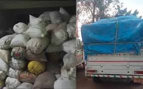 जिले में अवैध धान परिवहन व भंडारण पर बड़ी कार्रवाई, वाहन व सैकड़ों बोरी धान जब्त