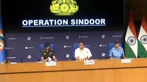 ऑपरेशन सिंदूर पर भारतीय सेना की प्रेस ब्रीफ,9 जगहों पर 21 आतंकी ठिकानों को ध्वस्त किया गया