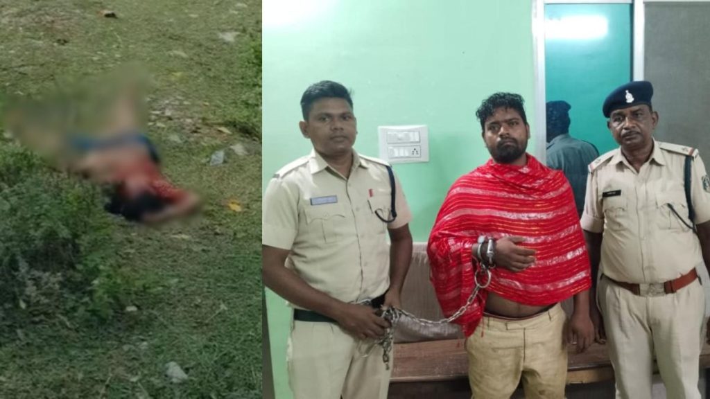 चरित्र शंका पर आरोपी द्वारा अपनी पत्नि की कर दी गई हत्या,कैंची, हथौड़ी एव पत्थर से वार कर दिया गया, हत्या की घटना को अंजाम 