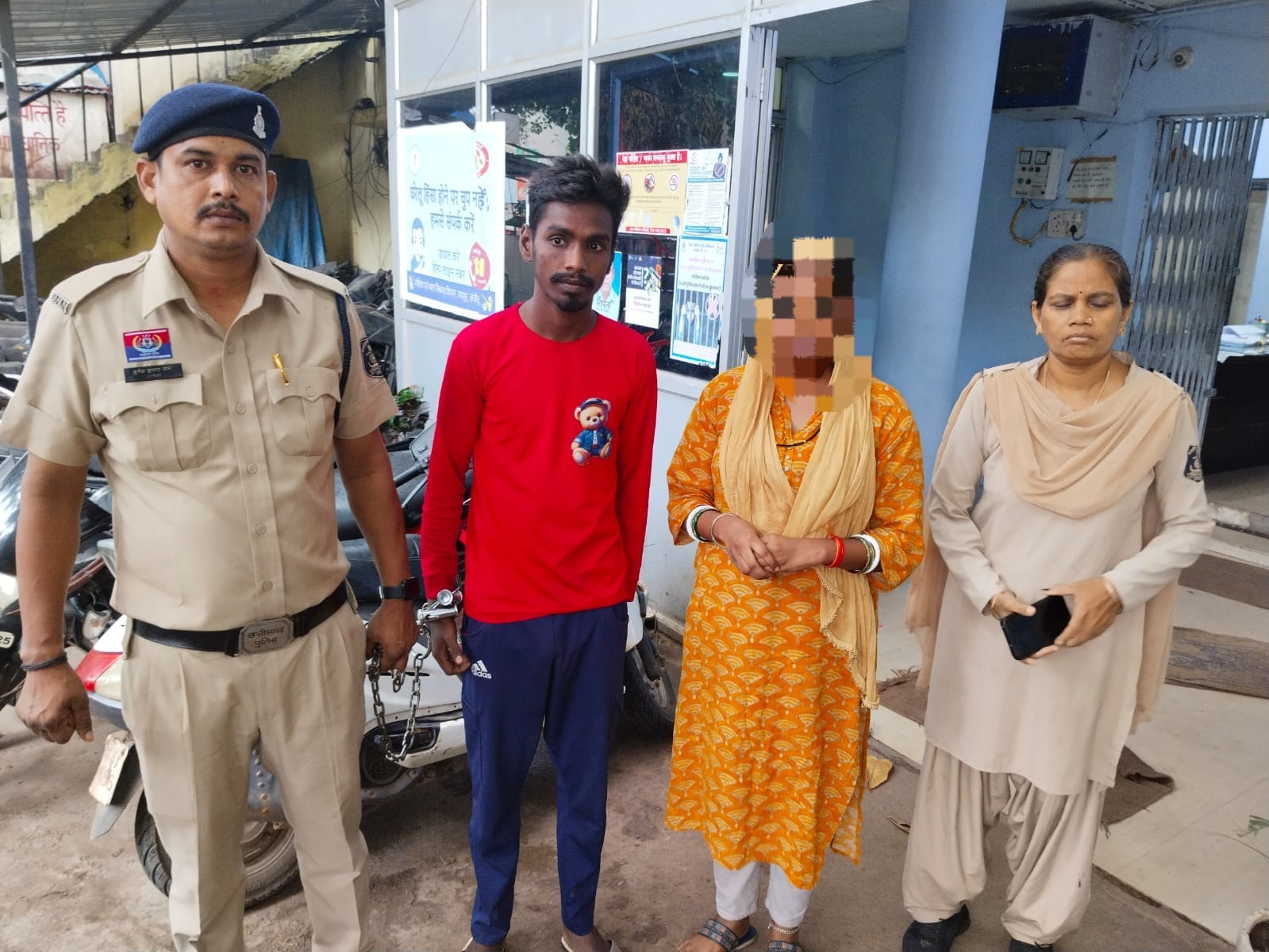 देह व्यापार के प्रकरण में संलिप्त अन्य 01 महिला एवं 01 पुरूष सहित कुल 02 गिरफ्तार