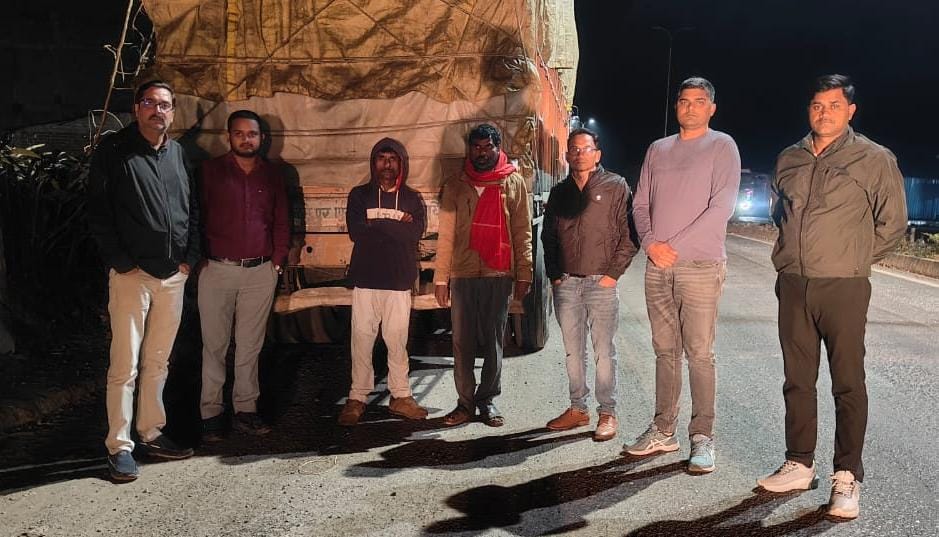 चिल्फी चेकपोस्ट पर पकड़ाया 212 क्विंटल अवैध धान
