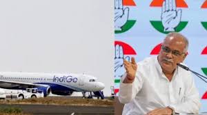 इंडिगो विमान का गेट हुआ लॉक, भूपेश बघेल समेत कई नेता फंसे अंदर, जानें पूरा मामला
