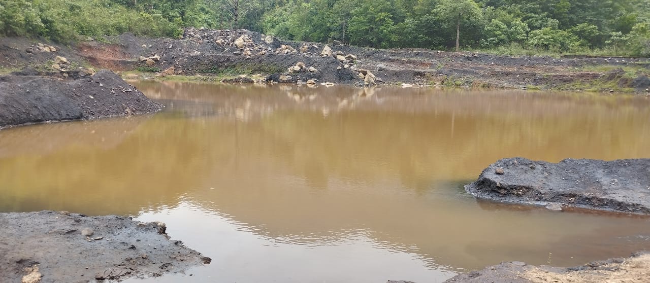 एनएमडीसी ने प्राकृतिक आपदा की पुनरावृत्ति रोकने चैक नंबर 6 से हजारों टन लोह चूर्ण किया खाली 