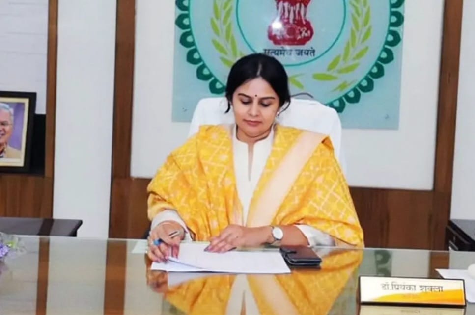  IAS डॉ प्रियंका को स्टेट स्वीप अवार्ड, 2023 विधानसभा चुनाव में उत्कृष्ट कार्यों के लिए निर्वाचन आयोग करेगा सम्मानित