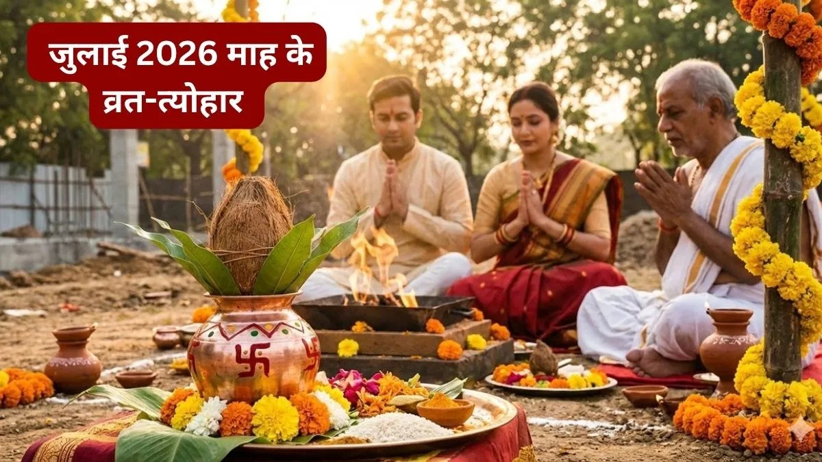 जुलाई 2026 व्रत-त्योहार कैलेंडर: जगन्नाथ रथयात्रा, गुप्त नवरात्रि, देवशयनी एकादशी से गुरु पूर्णिमा तक पूरी लिस्ट