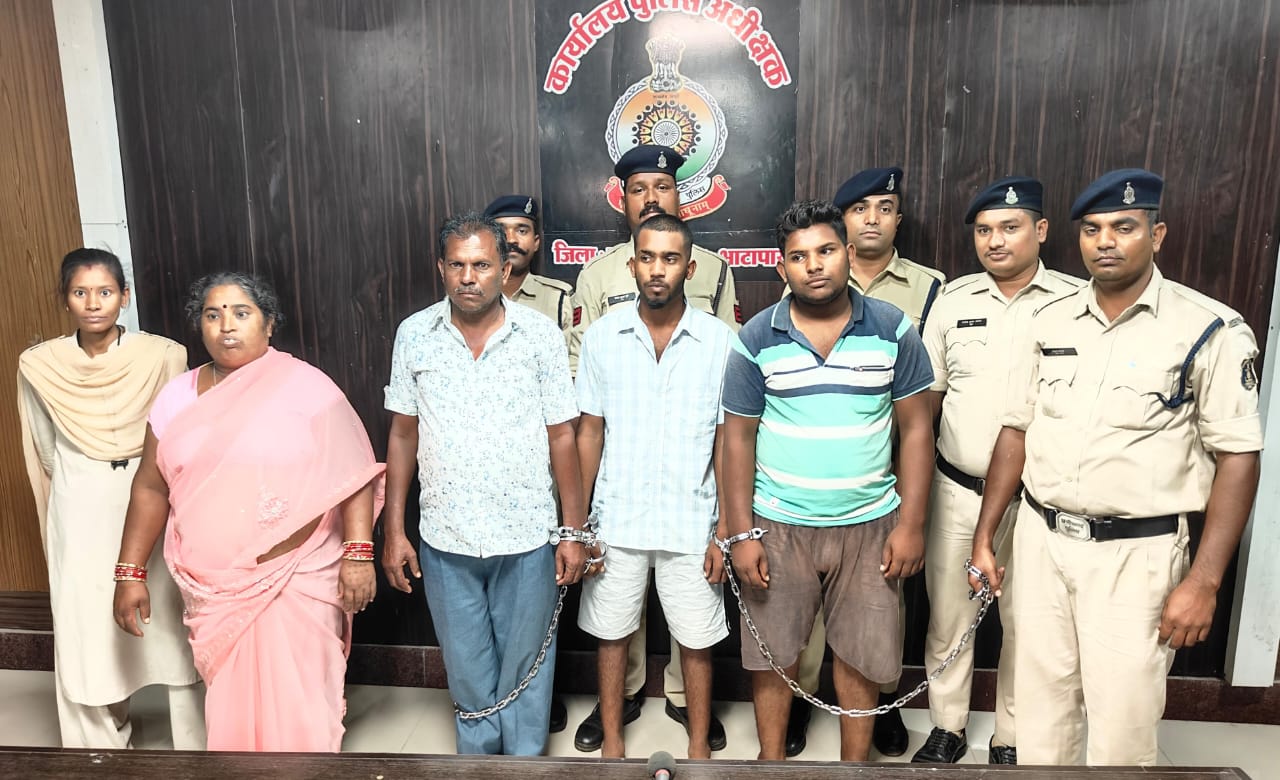 जादू टोना करने के शक में आरोपियों द्वारा दिया गया, जघन्य हत्याकांड की घटना को अंजाम ,सभी आरोपी गिरफ्तार
