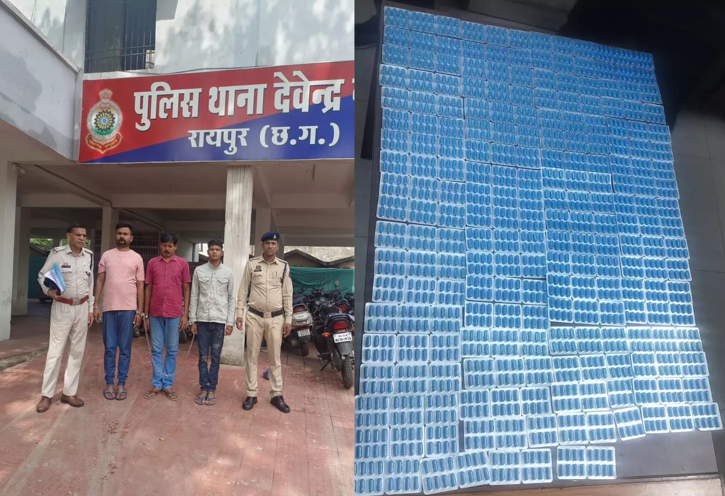 अंतर्राज्यीय नशीली दवाओं की तस्करी करने वाले गिरोह का पर्दाफाश,तीन आरोपी गिरफ्तार