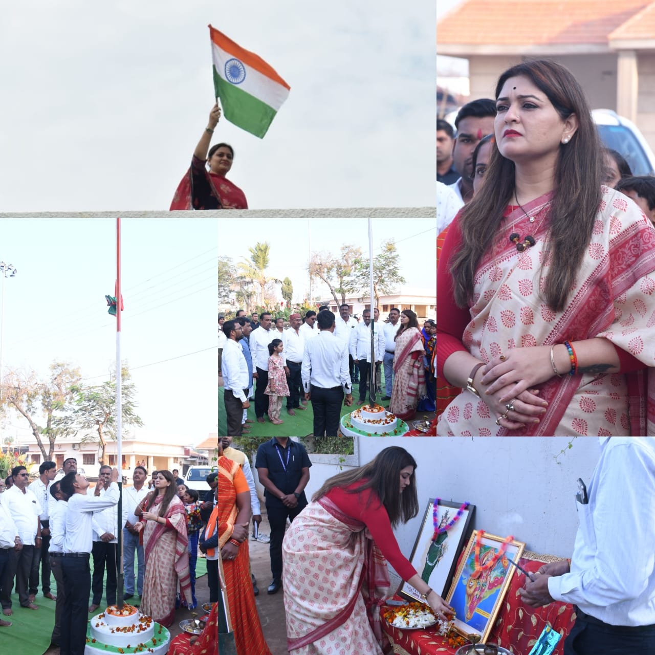 विधायक भावना बोहरा ने फहराया तिरंगा झंडा