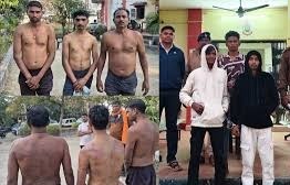 पशु तस्करी के शक में भीड़ ने तीन युवकों को निर्वस्त्र कर पीटा, 3 आरोपी गिरफ्तार