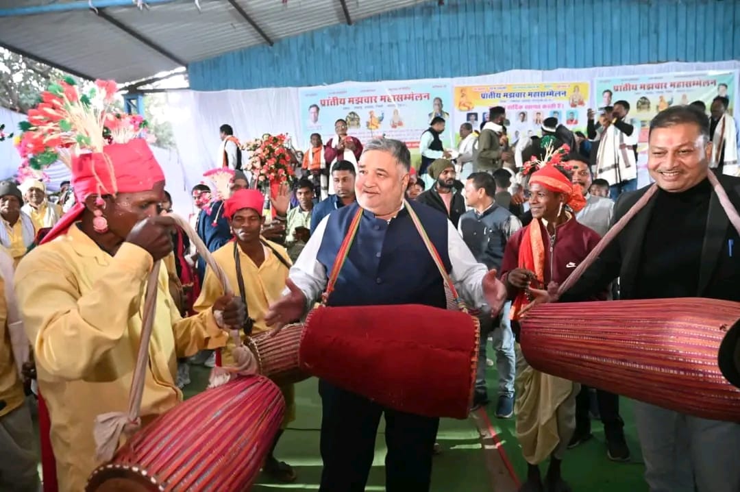  पर्यटन एवं संस्कृति मंत्री राजेश अग्रवाल प्रांतीय मझवार महासम्मेलन में हुए शामिल