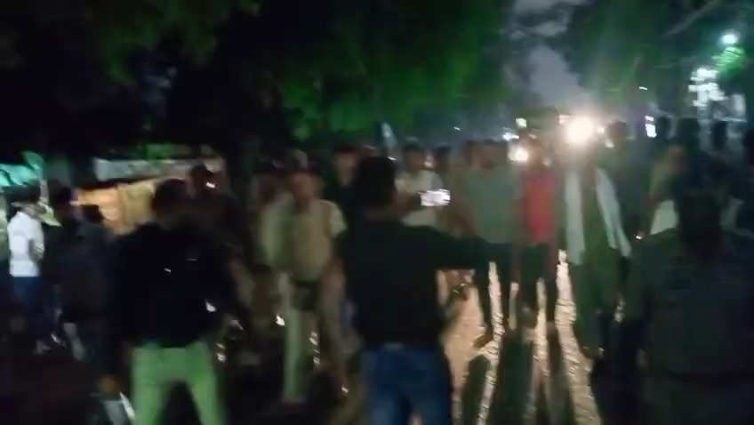 कोरिया तिहरे हत्याकांड के सभी 9 आरोपी गिरफ्तार, पुलिस ने बाजार में निकाला पैदल जुलूस