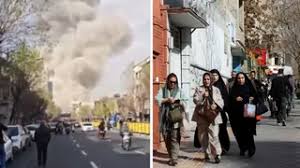 इजरायल के हमले से दहला ईरान,तेहरान की सड़कों पर धुआं और अफरा-तफरी का माहौल 