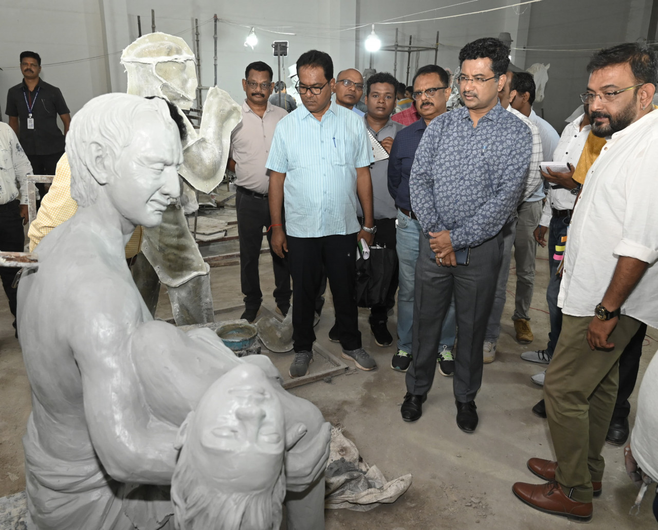 शहीद वीर नारायण सिंह संग्रहालय में बन रही ब्रिटिश कालीन जनजाति विद्रोह की झांकी
