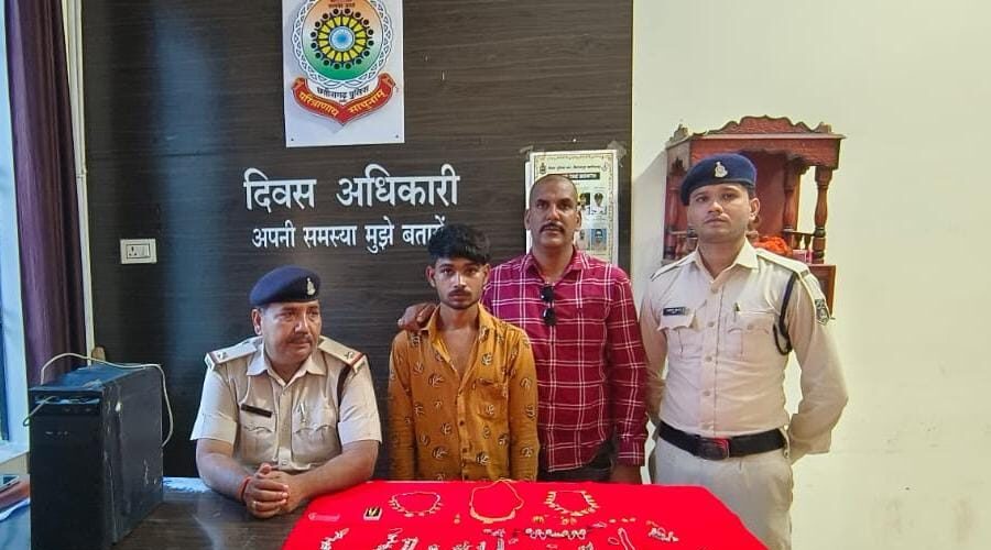 सुने मकान में चोरी करने वाला आरोपी गिरफ्तार