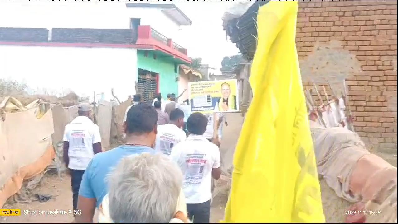 निर्दलीय प्रत्याशी गोरेलाल साहू ने  पत्रकार गोलू कैवर्त से कहा कि जनता का अपार समर्थन मिल रहा है