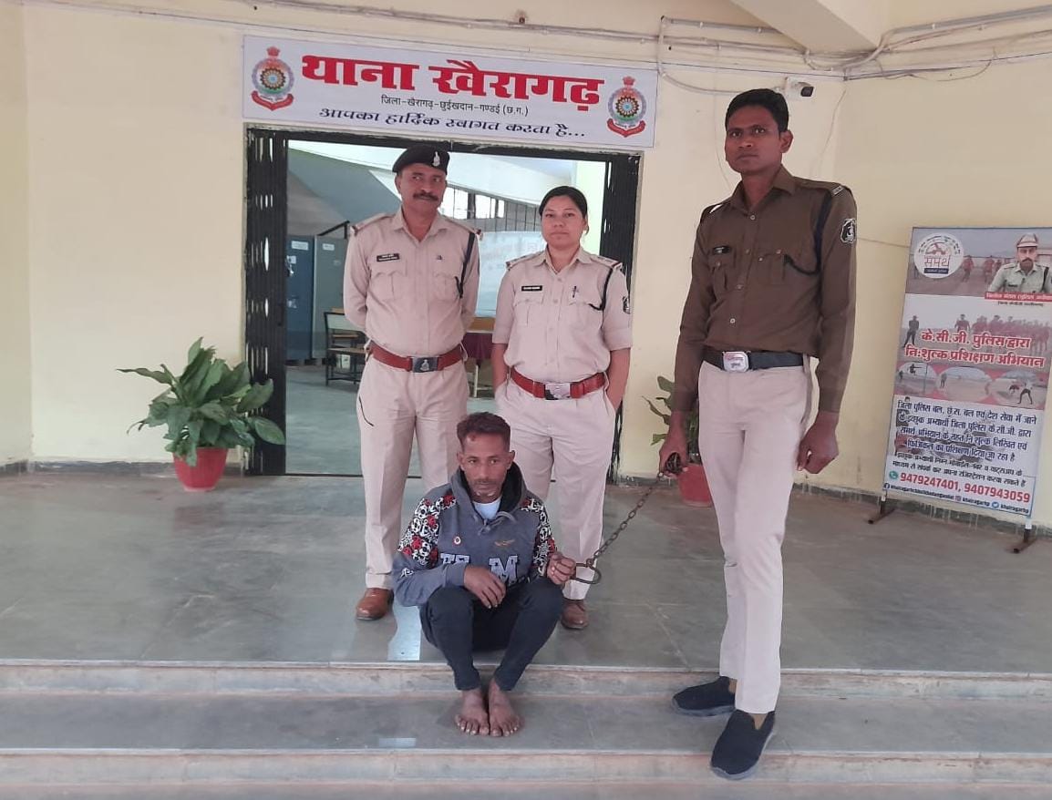 धारदार कैंची से प्राणघातक वार कर मारपीट करने वाला आरोपी पुलिस गिरफ्त में