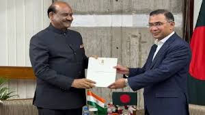 बांग्लादेश में नई सरकार का गठन, तारिक रहमान से मिले ओम बिरला, दिया PM मोदी का संदेश