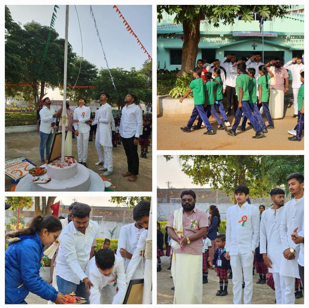 युवा मोर्चा मंडल उपाध्यक्ष सुजल कोठरी ने सेंट जान्स इंग्लिश मीडियम स्कूल में किया ध्वजारोहण