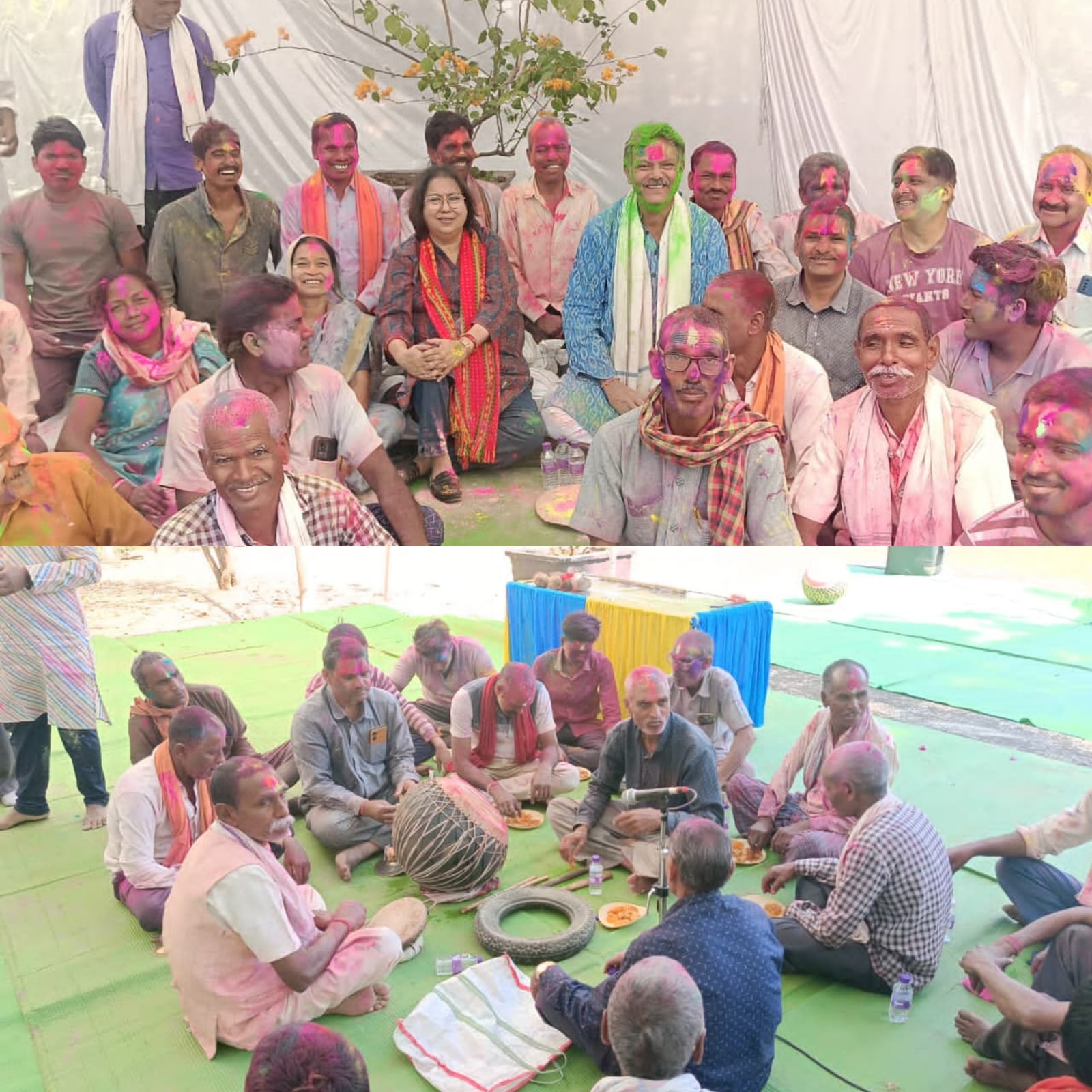 राजमहल कवर्धा में हर्षोल्लास के साथ मनाया गया होली मिलन समारोह