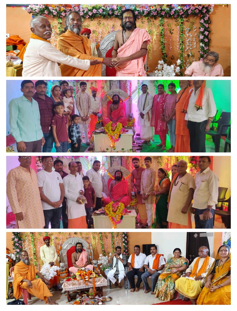 श्री सिद्धिविनायक आश्रम में गुरु पूर्णिमा का हुआ आयोजन, श्री राष्ट्रीय संत सुरक्षा परिषद के अध्यक्ष और प्रदेश सचिव रहे मौजूद