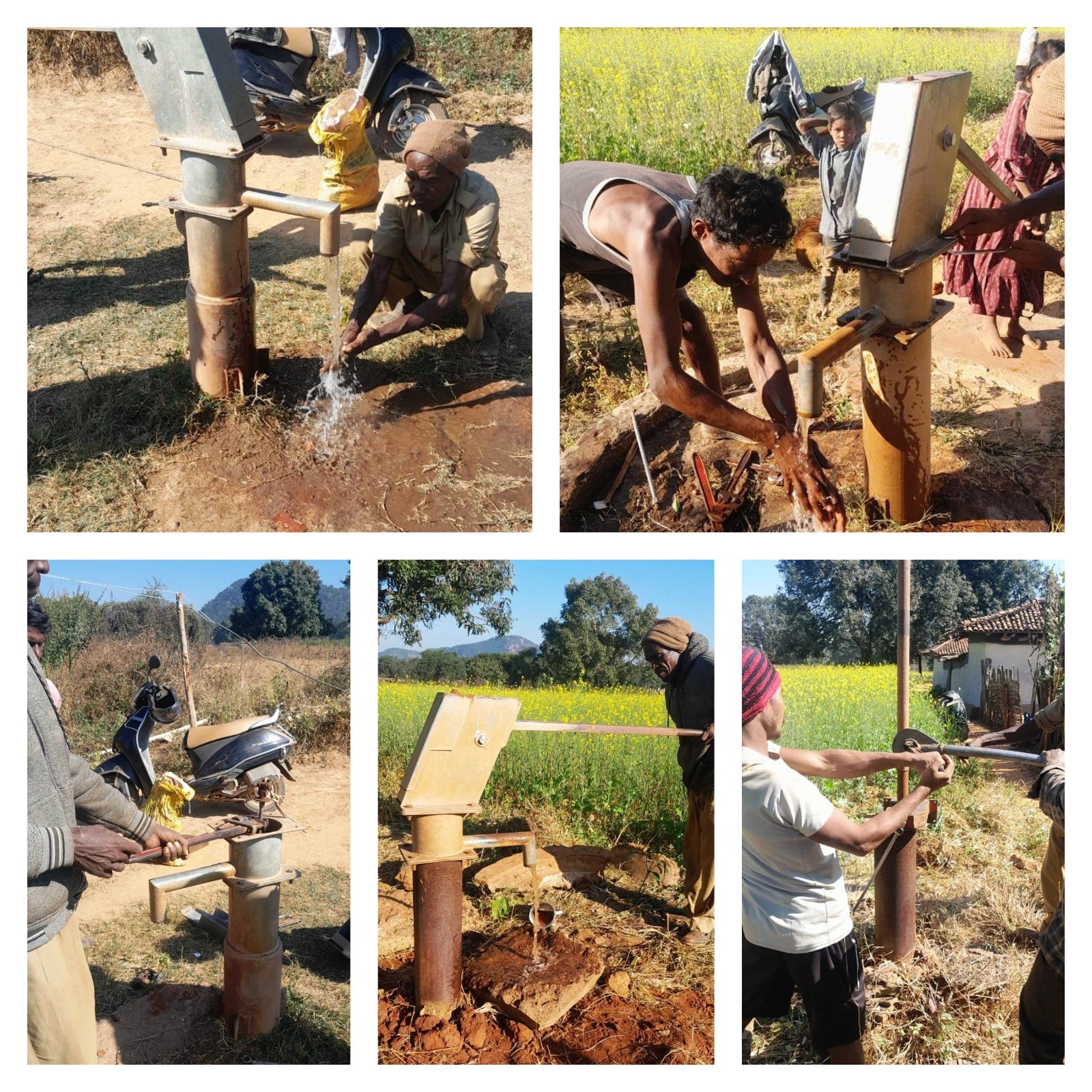 हैंडपंप मरम्मत अभियान से दूर हुआ पेयजल संकट, ग्रामीणों के चेहरे खिले
