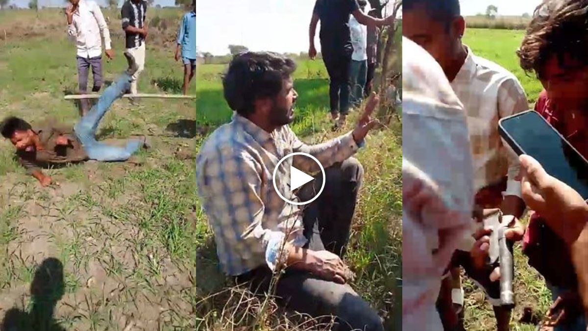 कट्टे की नोक पर दिनदहाड़े लूट, महिला के गहने लूटकर भागे 4 बदमाश, ग्रामीणों ने 2 आरोपियों को पकड़कर जमकर पीटा