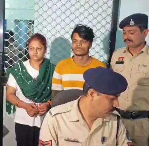 क्राइम ब्रांच रायपुर की बड़ी कार्रवाई:अवैध गांजा तस्करी करते रंगे हाथों पति -पत्नी गिरफ्तार 