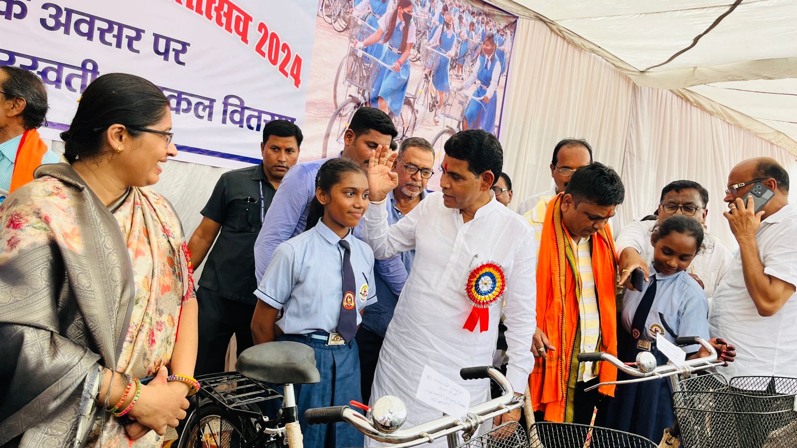 बलौदाबाजार विधायक व राजस्व मंत्री  टंकराम वर्मा जिला स्तरीय शाल प्रवेश उत्सव में हुए शामिल 