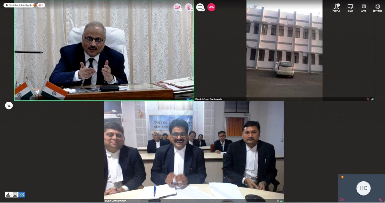  मुख्य न्यायाधीश सिन्हा ने जिला एवं सत्र न्यायालय दंतेवाड़ा का किया वर्चुअल निरीक्षण
