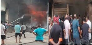 ड्राय फ्रूट के दुकान और गोदाम में लगी भीषण आग,लाखों के ड्राईफ्रूट जले...