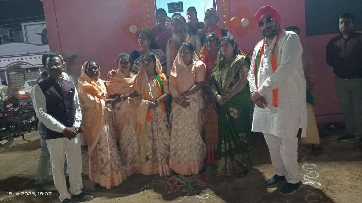 नवीन आंगनबाड़ी भवन का लोकार्पण