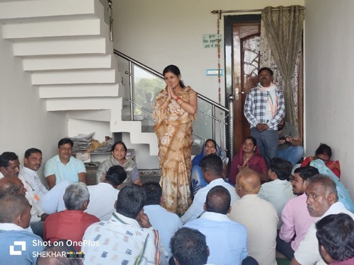 विधायक हर्षिता स्वामी बघेल ने दीपावली मिलन आयोजित कर किया कार्यकर्ताओं का सम्मान 
