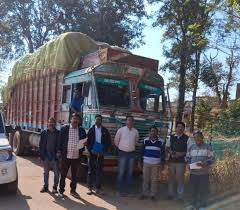 धान के अवैध परिवहन पर इरागांव में की गई कार्यवाही : 224 क्विंटल के 561 बोरा धान जप्त