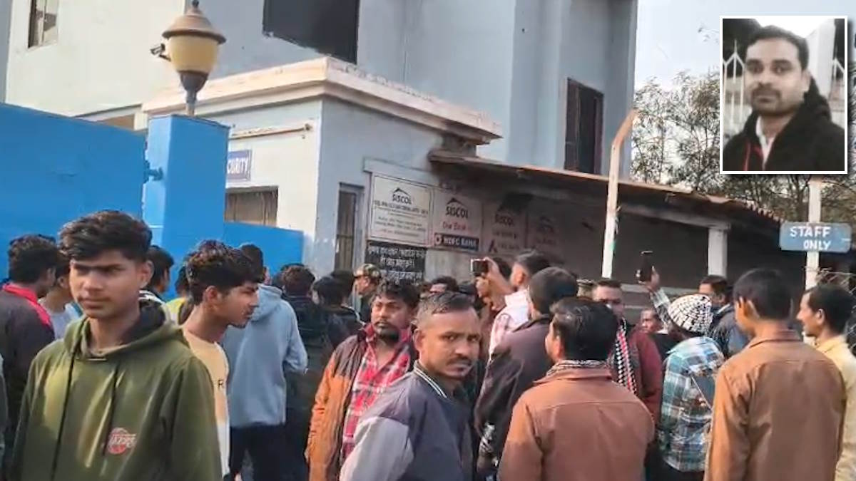 बड़ा हादसा : क्रेन से सामान हटाते वक्त मजदूर नीचे गिरा, भारी सामान सिर पर गिरने से हुई मौके पर मौत…