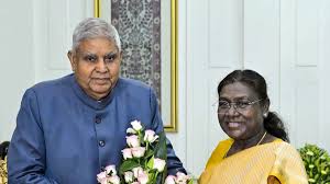 राष्ट्रपति द्रौपदी मुर्मू ने उपराष्ट्रपति जगदीप धनखड़ का इस्तीफा स्वीकार किया 