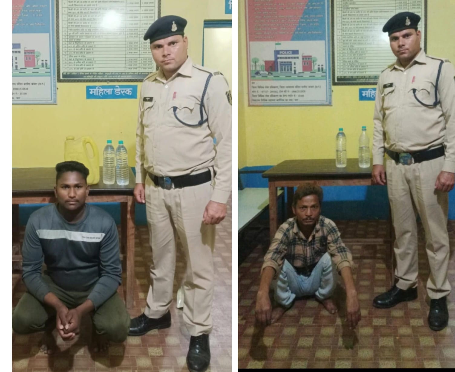 गिरौदपुरी पुलिस की अपराधियों के विरुद्ध शिकंजा कसना जारी है, दो शराब कोचिया गिरफ्तार