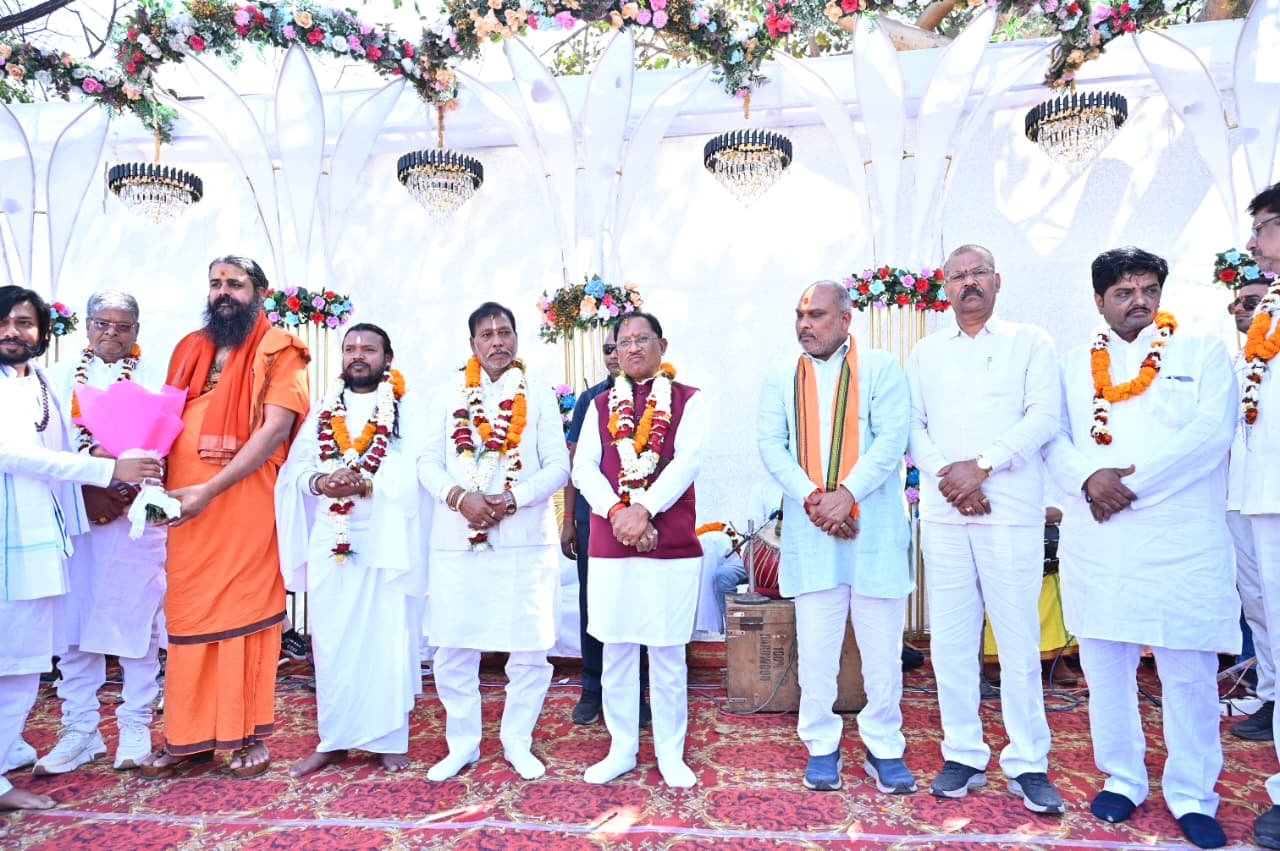 मुख्यमंत्री ने विशाल सतनाम सद्भाव पदयात्रा का किया शुभारंभ