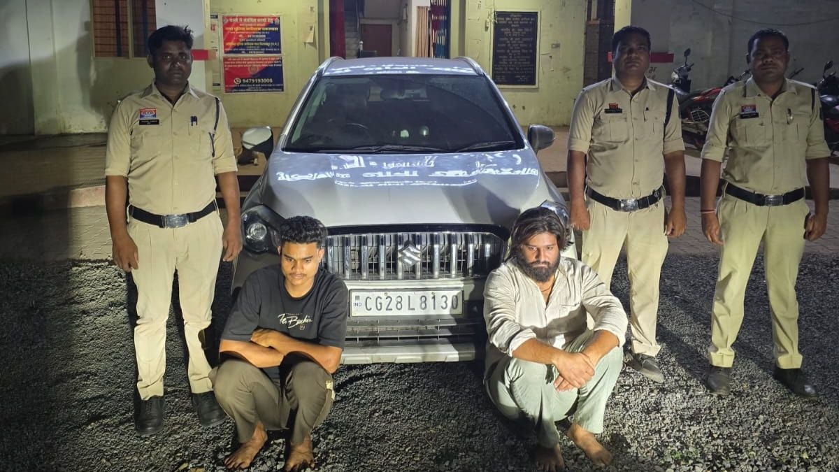 बिलासपुर पुलिस की बड़ी कार्रवाई : 13 लाख की MDMA ड्रग्स के साथ दो तस्कर गिरफ्तार

