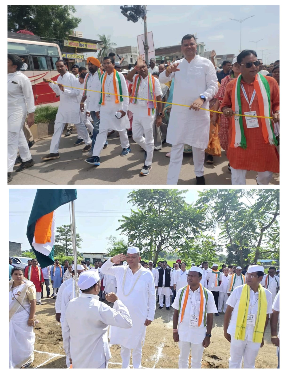 न्याय यात्रा के सफल नेतृत्व करने पर पीसीसी चीफ ने विधायक संदीप को दिए सौ में सौ अंक