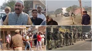 मीरापुर उपचुनाव में गुस्साई भीड़ ने की पत्थरबाजी
