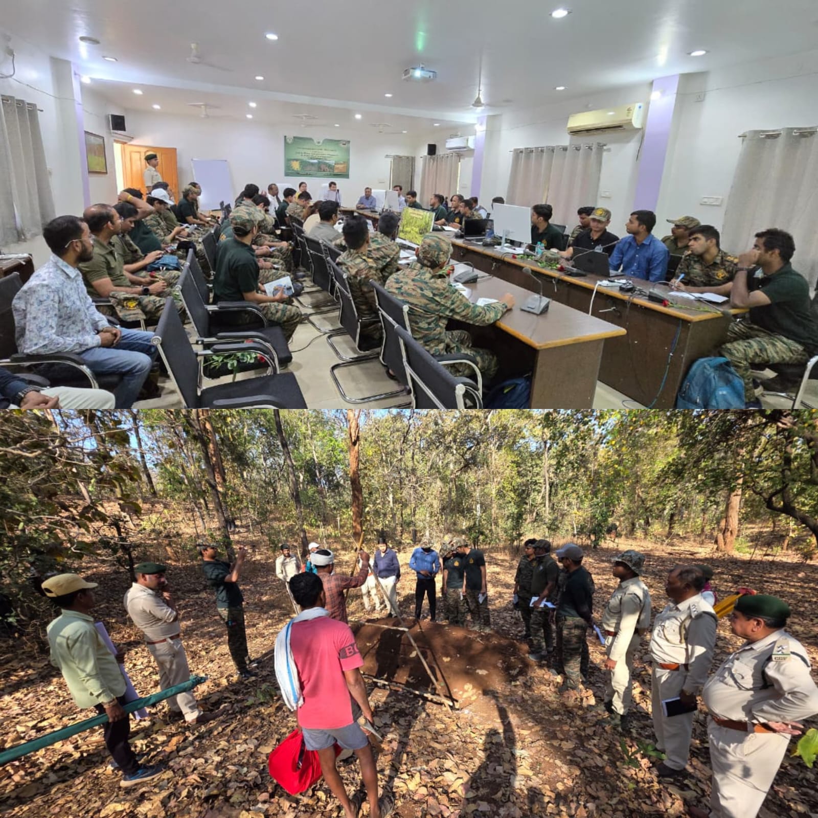 कवर्धा वनमंडल में आई.जी.एन.एफ.ए. देहरादून के 33 प्रोबेशनर्स अधिकारियों का दो दिवसीय प्रशिक्षण भ्रमण