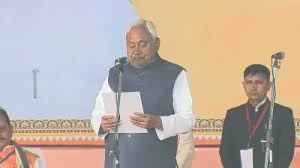  नीतीश कुमार ने 10 वीं बार सीएम पद की शपथ ली,पांच-पांच नेताओं को एकसाथ दिलाई गई शपथ, ये नेता बने मंत्री