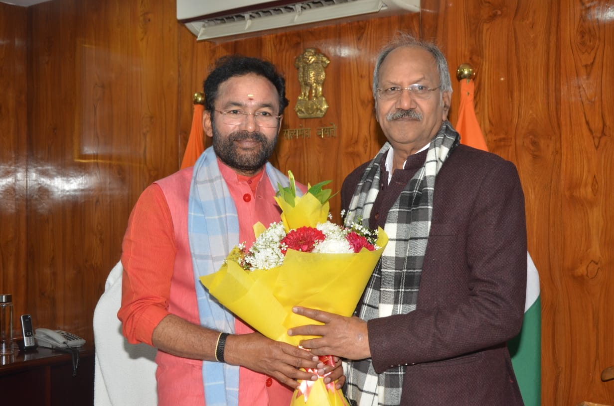 छत्तीसगढ़ के पर्यटन व संस्कृति मंत्री बृजमोहन अग्रवाल ने आज नई दिल्ली में केंद्रीय पर्यटन मंत्री किशन रेड्डी से मुलाक़ात की