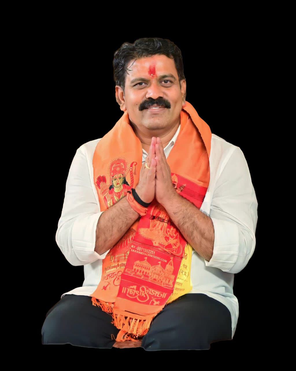 सशस्त्र नक्सलवाद की समाप्ति संकल्प पूर्ति पर सिद्ध खेड़ापति हनुमान महाराज मंदिर प्रांगण कवर्धा में हनुमंत भंडारा का आयोजन