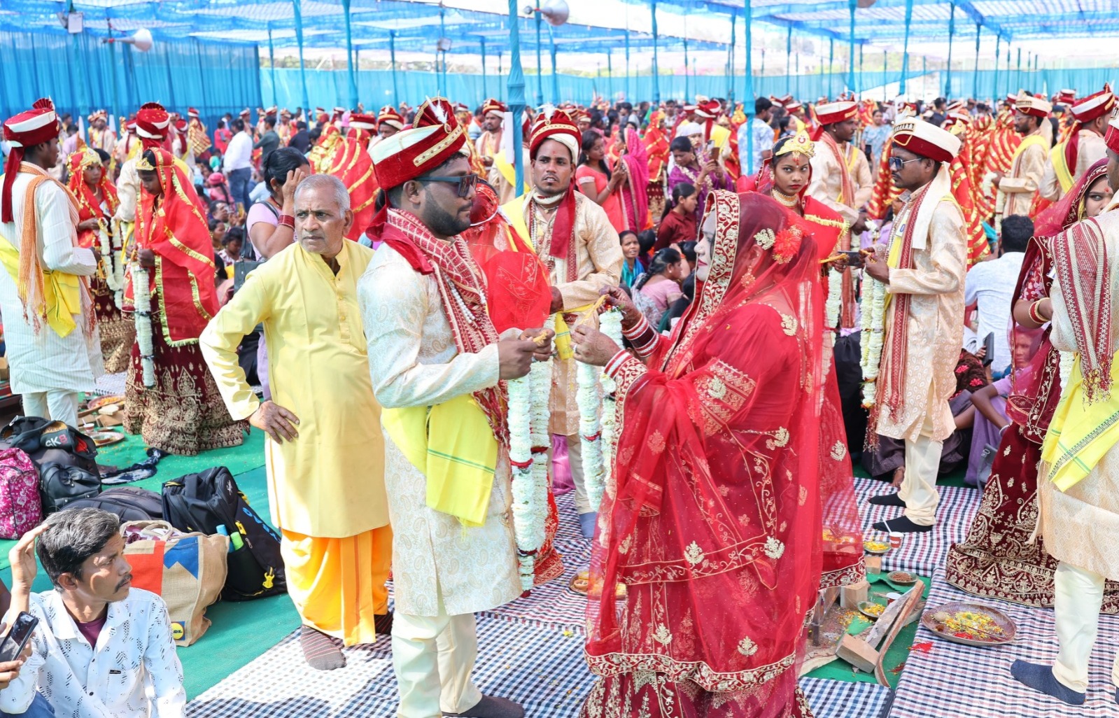 रायगढ़ में 190 जोड़ों का हुआ भव्य सामूहिक विवाह, मुख्यमंत्री ने दिया आशीर्वाद