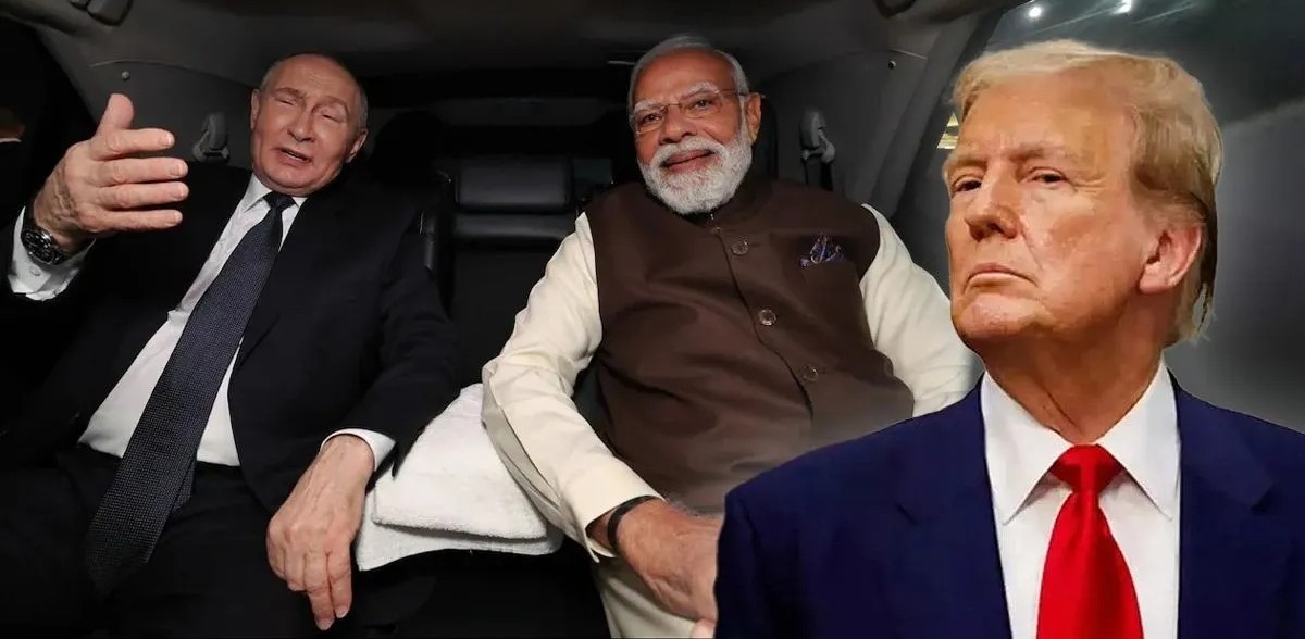 अमेरिकी प्रतिनिधि ने ट्रंप को दिखाया आईना,दिखाई मोदी-पुतिन की ये तस्वीर