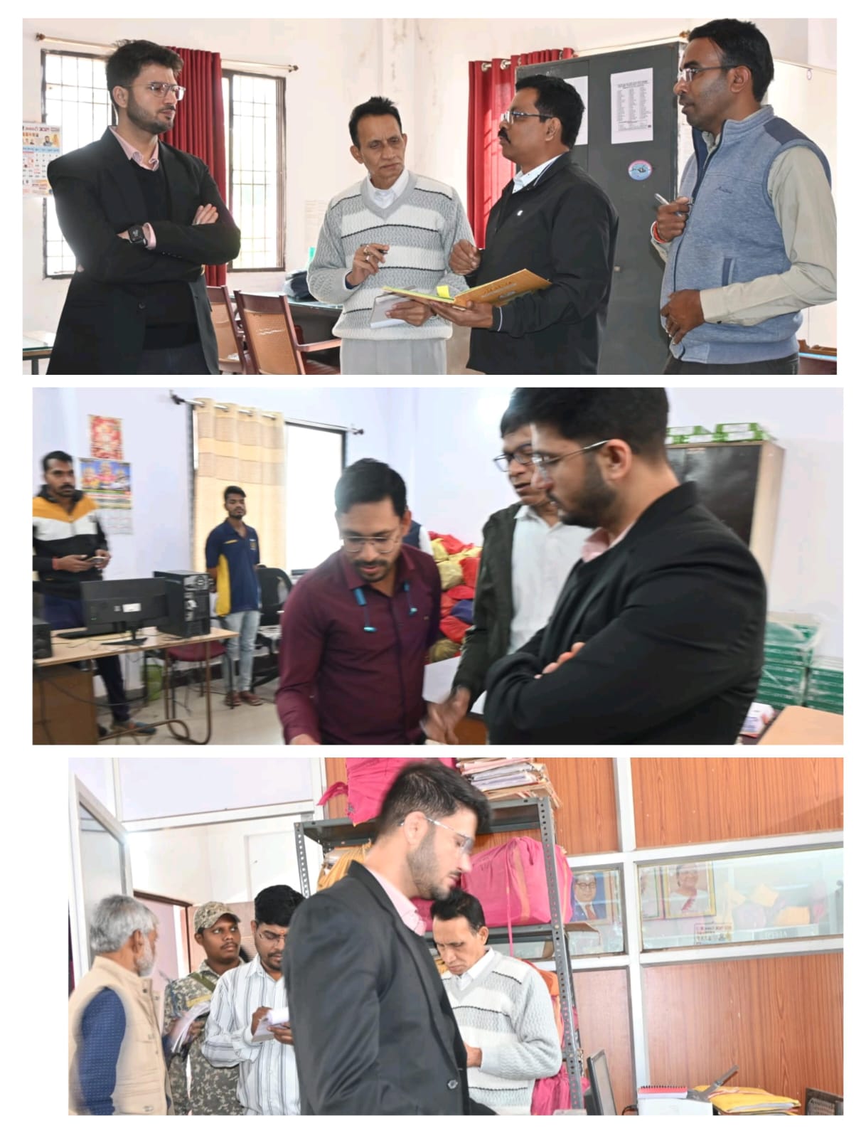 कलेक्टर ने किया कार्यालयों का आकस्मिक निरीक्षण,कई अधिकारी- कर्मचारी रहे अनुपस्थित,कारण बताओ नोटिस जारी करने के निर्देश 