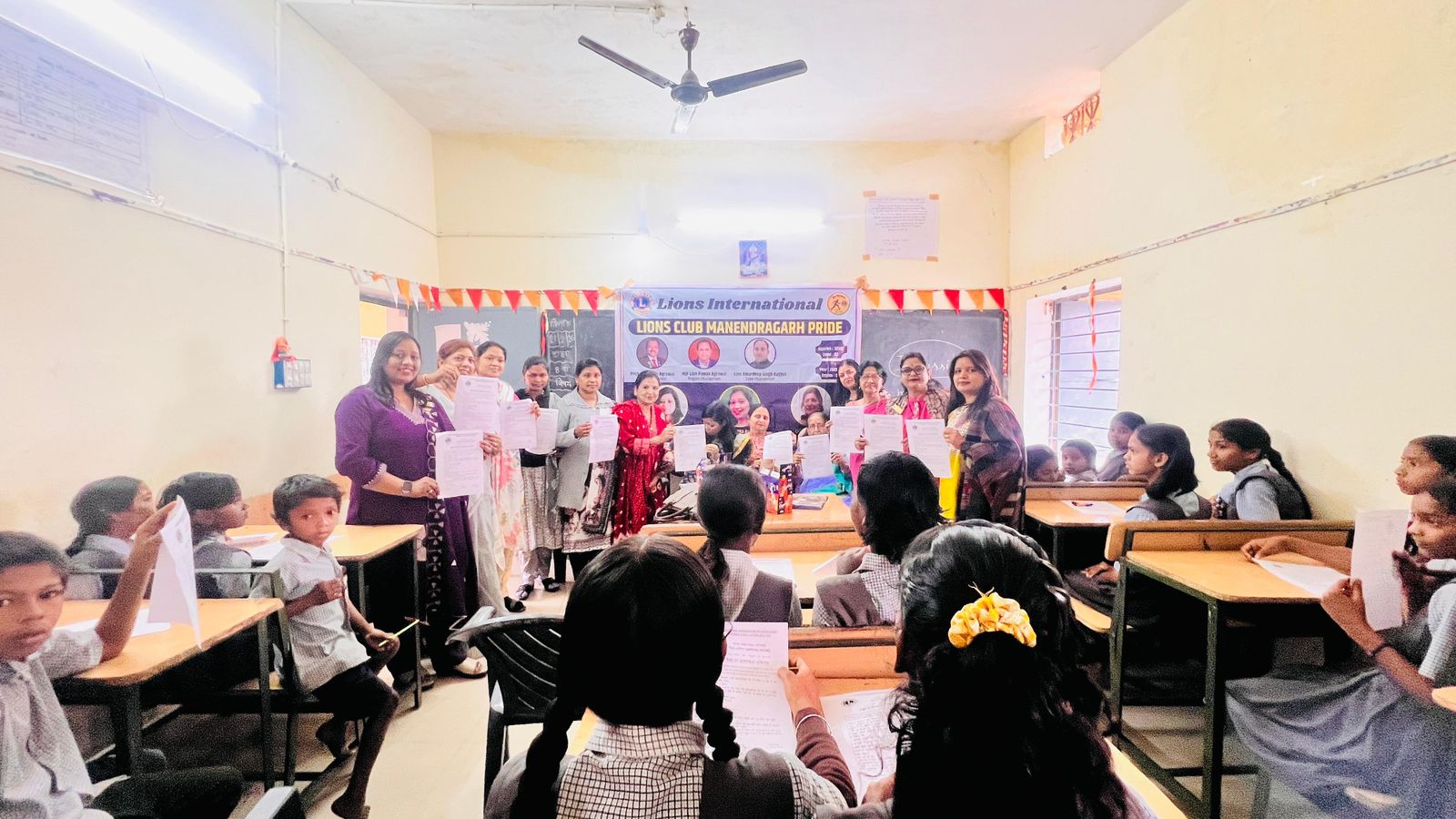 लायंस क्लब प्राइड ने किया नई लेदरी में कैंसर जागरूकता अभियान