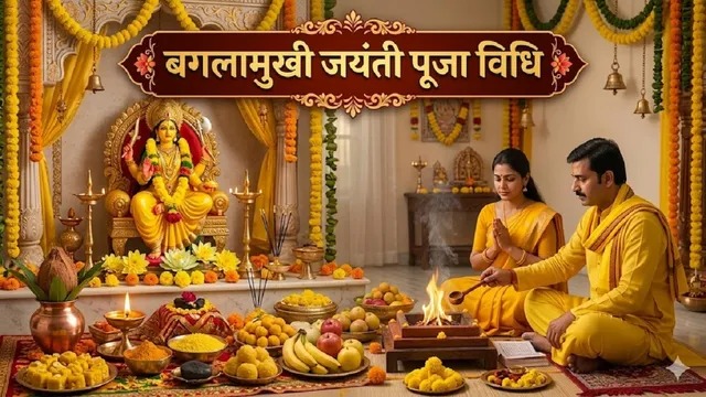 
बगलामुखी जयंती 2026: इस विधि से करें पूजा, जानें मंत्र, मुहूर्त से लेकर भोग तक सबकुछ